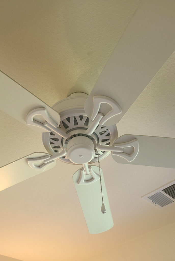 Ceiling Fan before Light Kit install