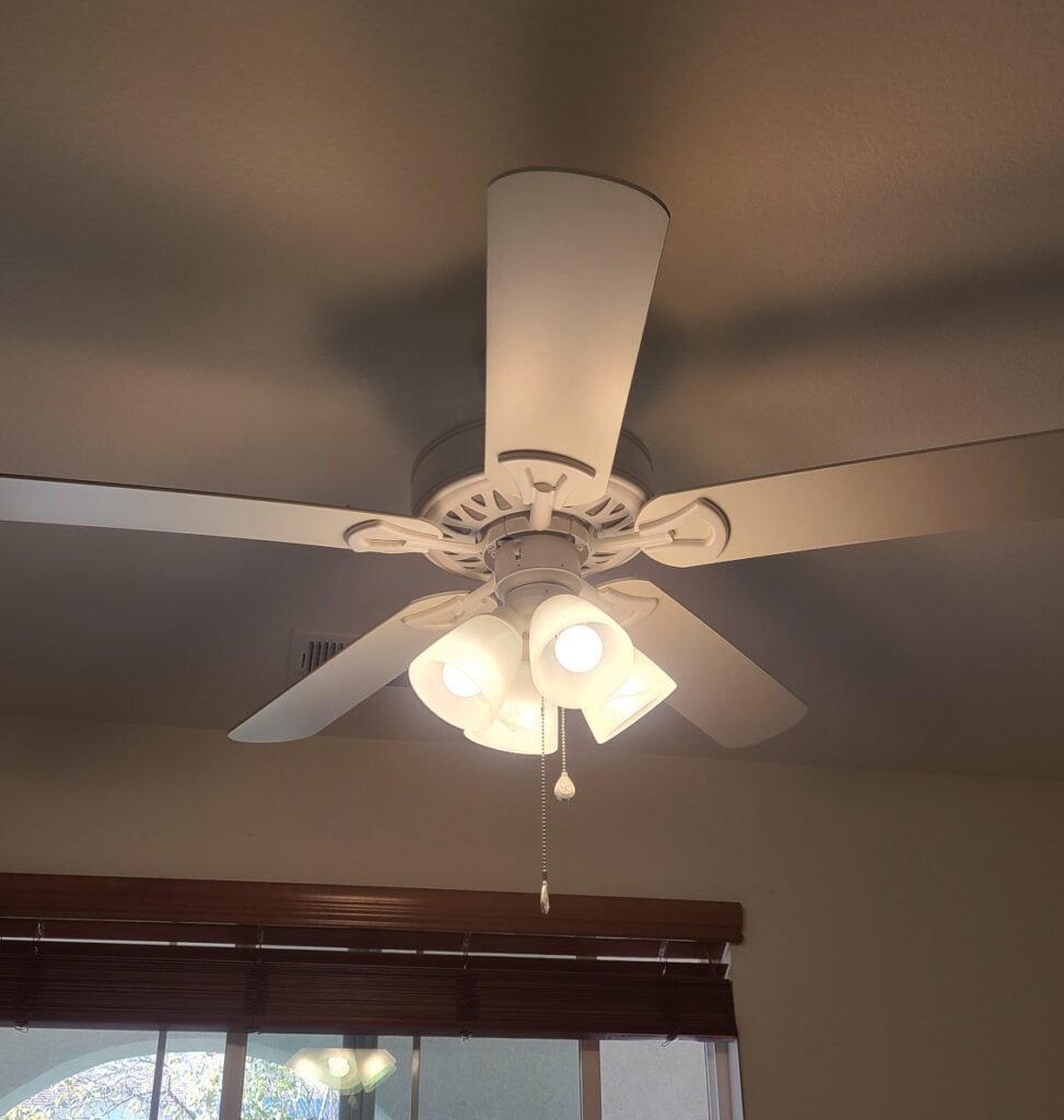 Ceiling Fan After Light Kit Install