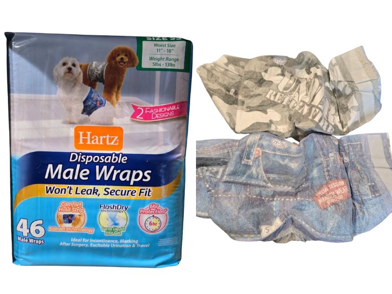 Hartz Disposable Male Dog Wraps